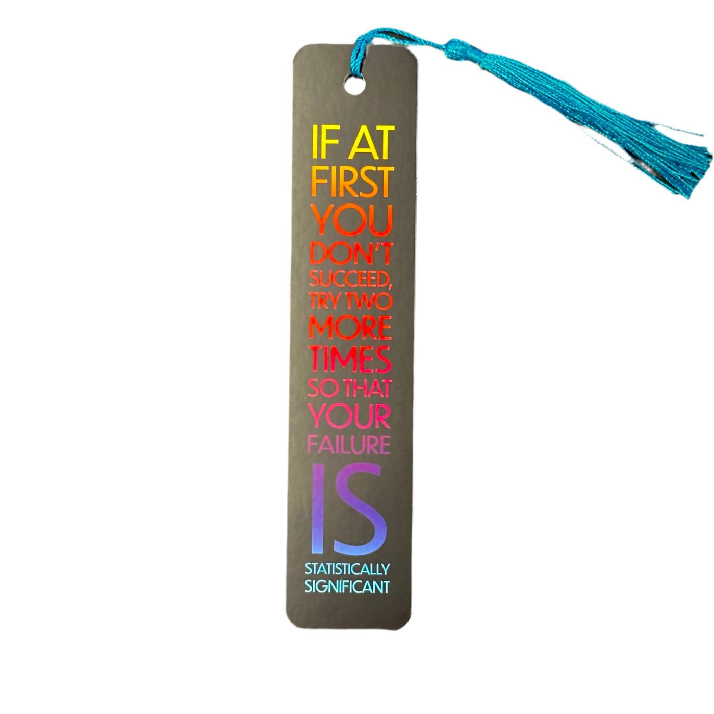 Statistically Significant Bookmark with Tassel