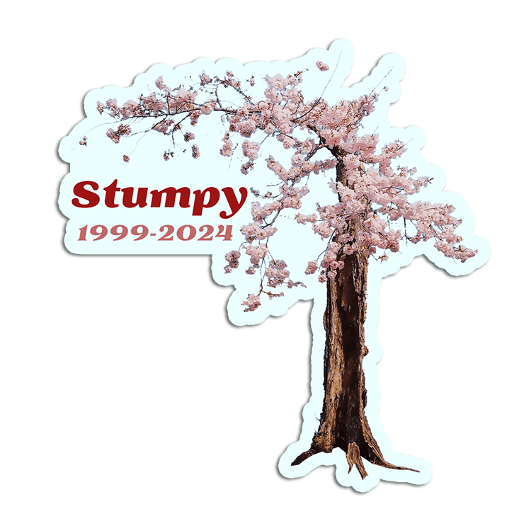 Stumpy (1999 - 2024) - Vinyl Sticker