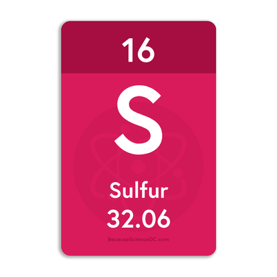 Sulfur Element - Vinyl Sticker