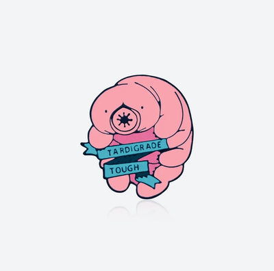 Tardigrade Tough Enamel Pin