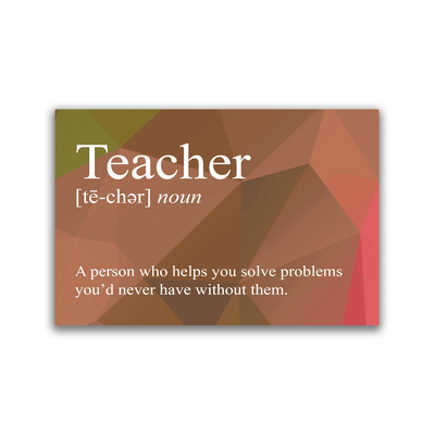Teacher Snarky Definition - 2x3 Magnet