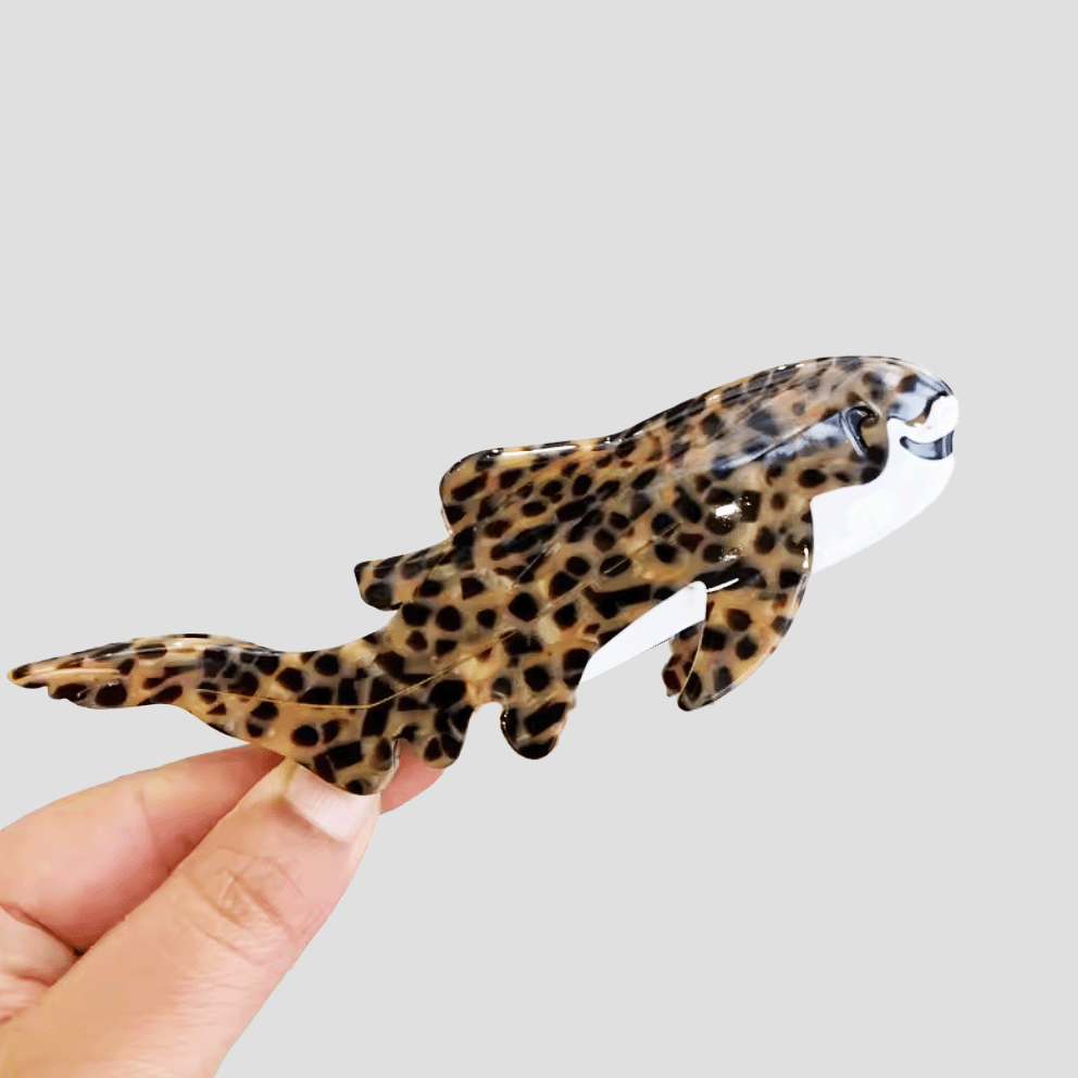 Leopard Shark Hair Claw Clip