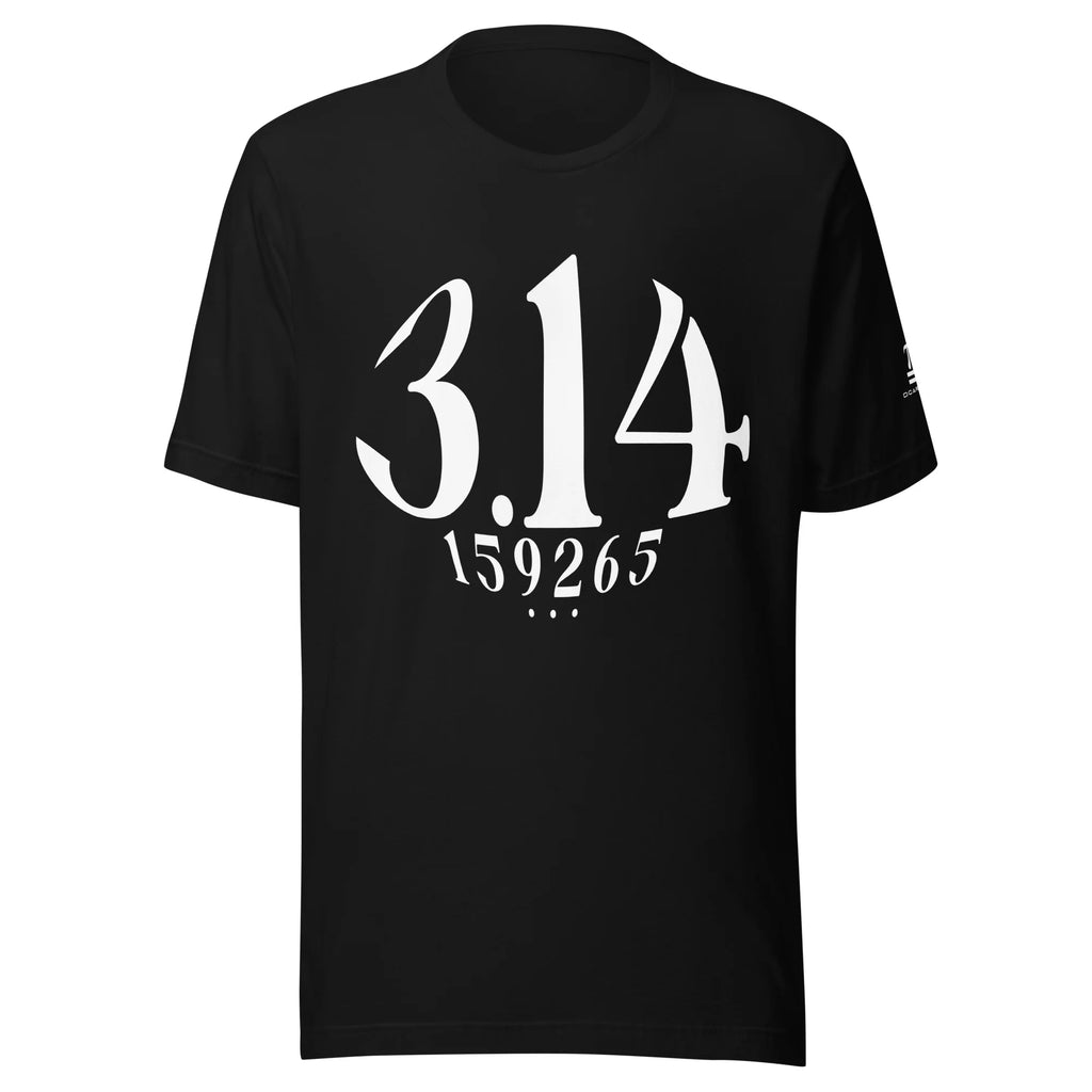 トップス pi 3.14 Multi-numbered Pi Unisex T-Shirt - Black – Because Science