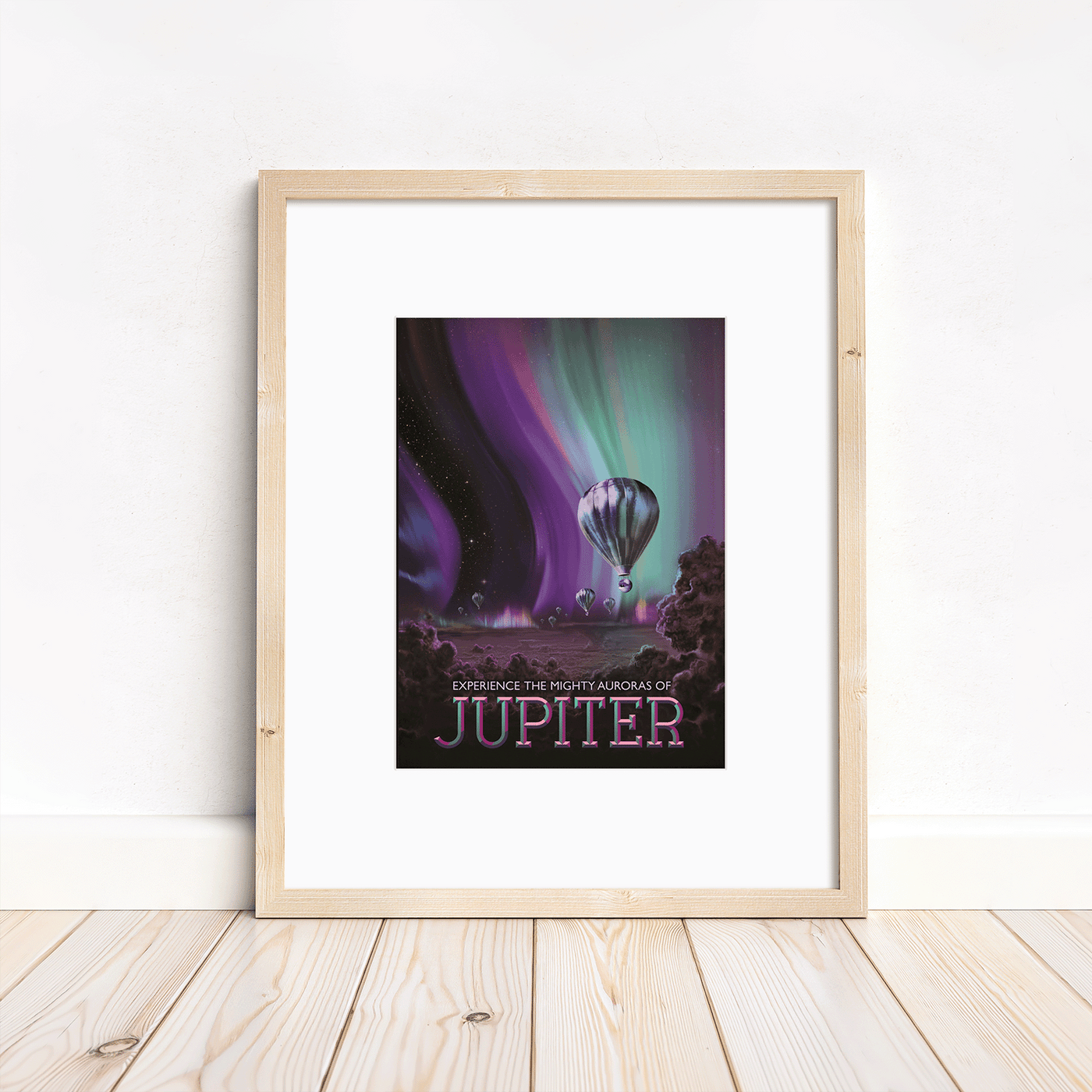 Visions of the Future: Jupiter - 5x7 matted to 8x10 Print - Ready for Framing