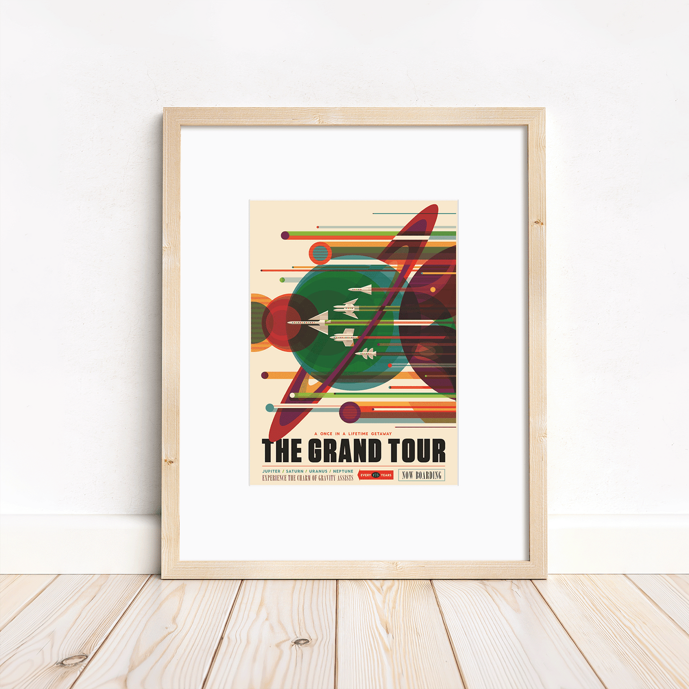 Visions of the Future: the Grand Tour - 5x7 matted to 8x10 Print - Ready for Framing