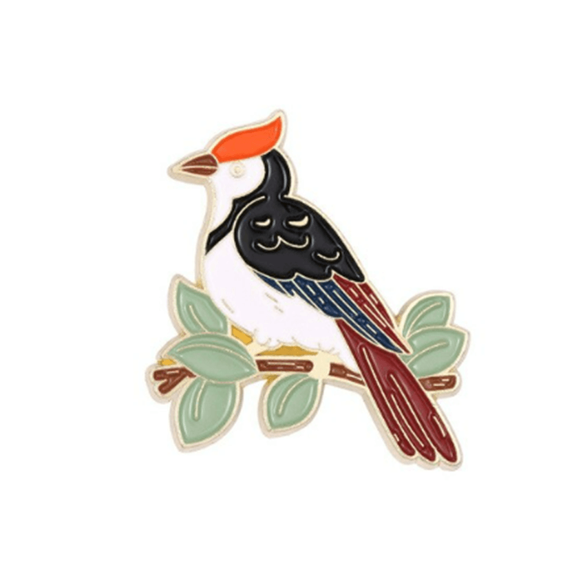 Woodpecker Enamel Pin