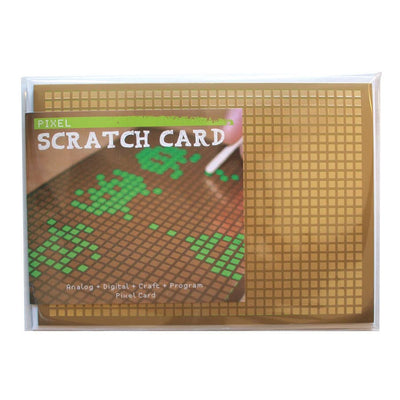 Pixel Scratch Card - DIY Greeting Card