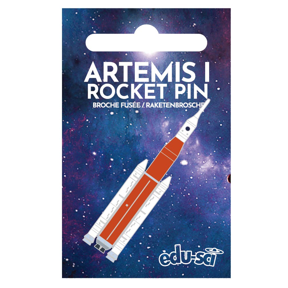 Artemis Rocket Enamel Pin