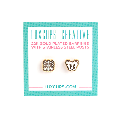 Bone Buds - Post Earrings