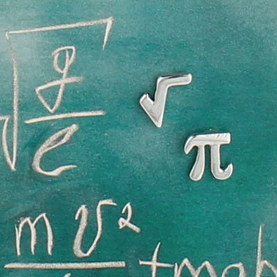 Math Signs - Post Earrings