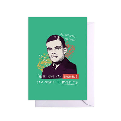 Alan Turing Greeting Card