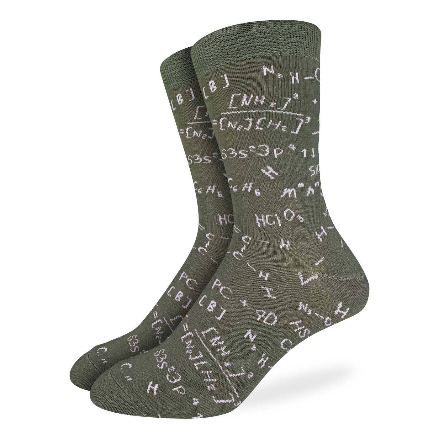 Men's Chemistry Formulas Socks - Size 7-12