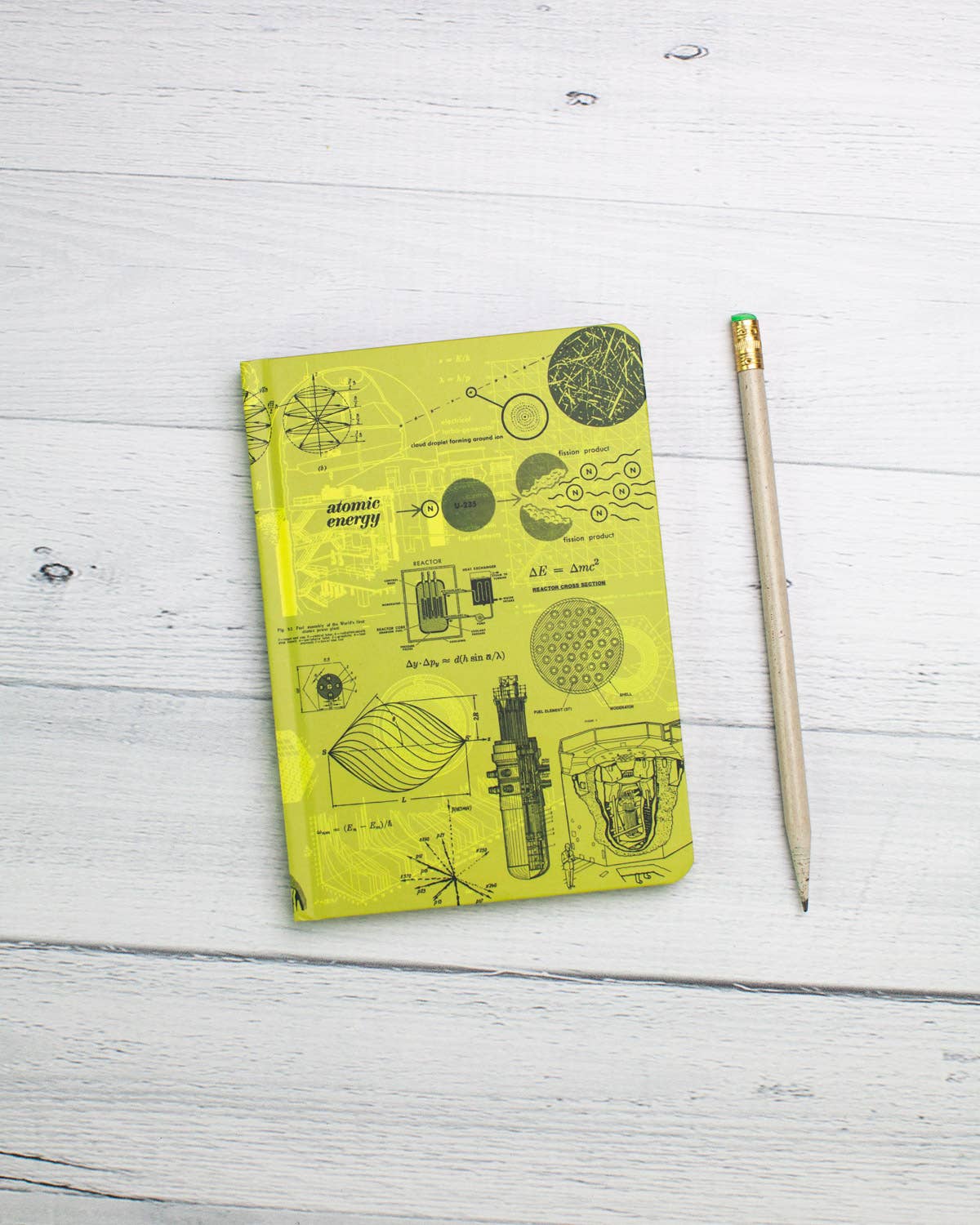 Mini Nuclear Energy Hardcover Notebook - Dot Grid