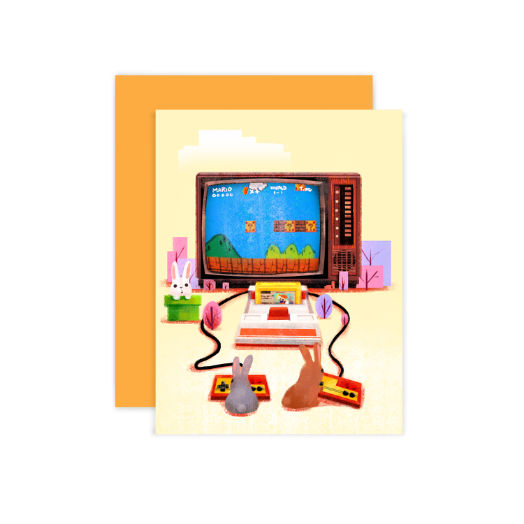 Nintendo Famicon Greeting Card