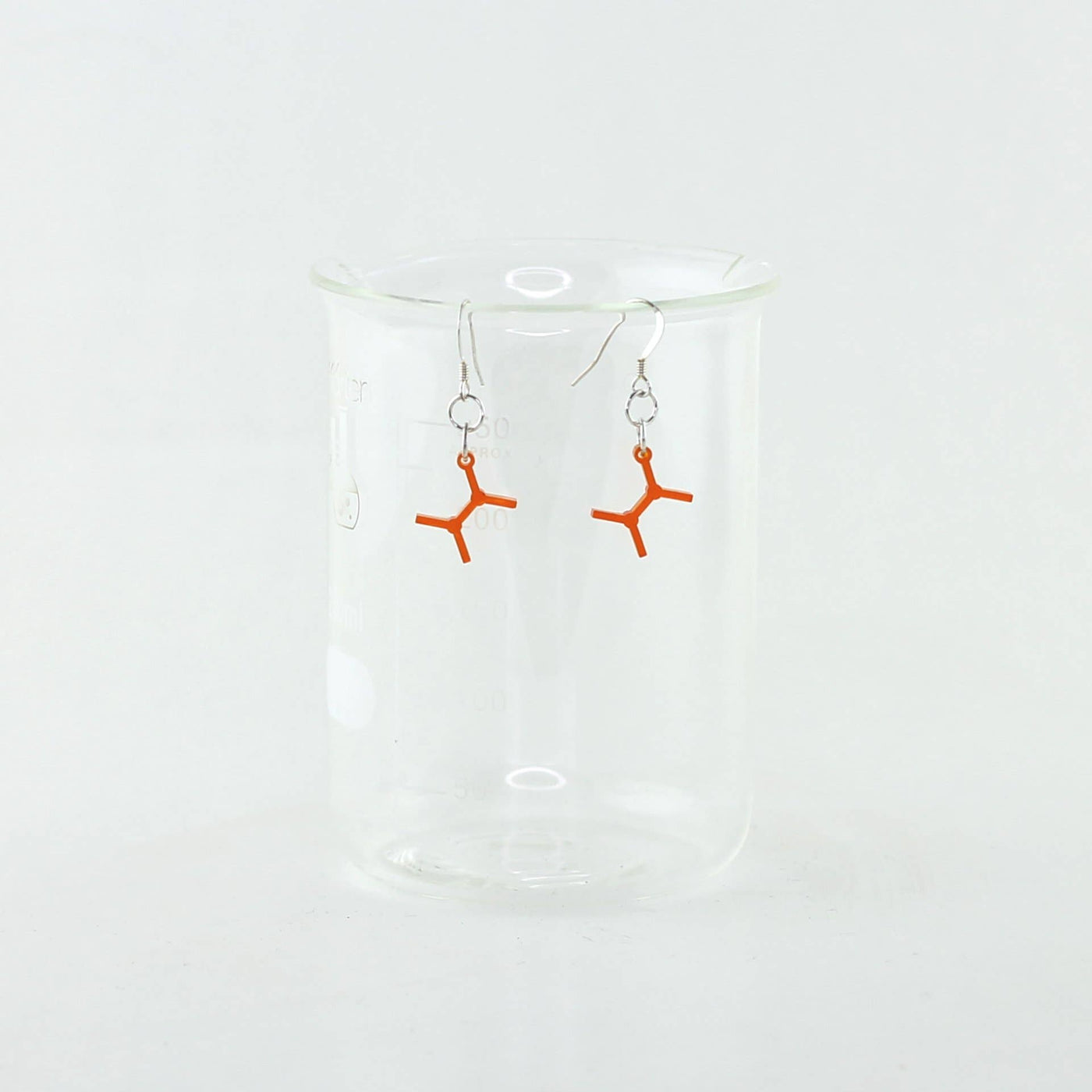 Hydrazine Rocket Fuel Molecule Earrings