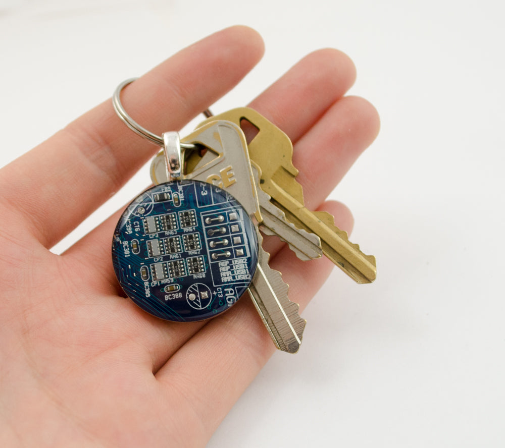 Mom Circuit Board Keychain or Necklace