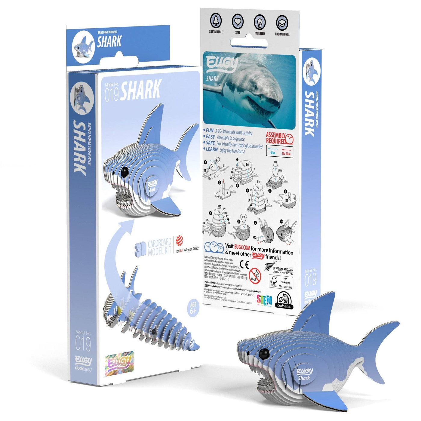 Shark EUGY - 3D Puzzle