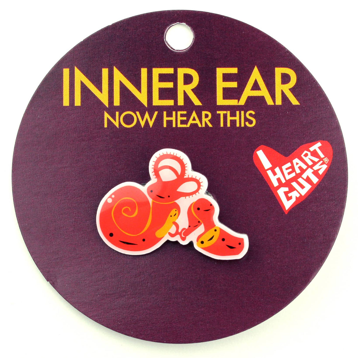 Inner Ear Lapel Pin