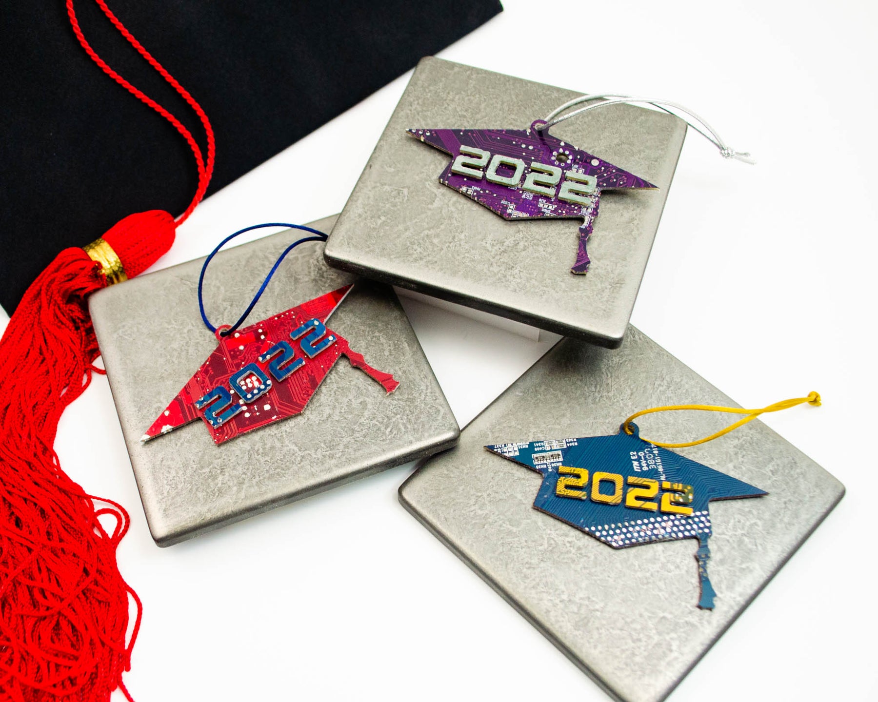 Circuit Board Graduation Cap Ornament – Because Science