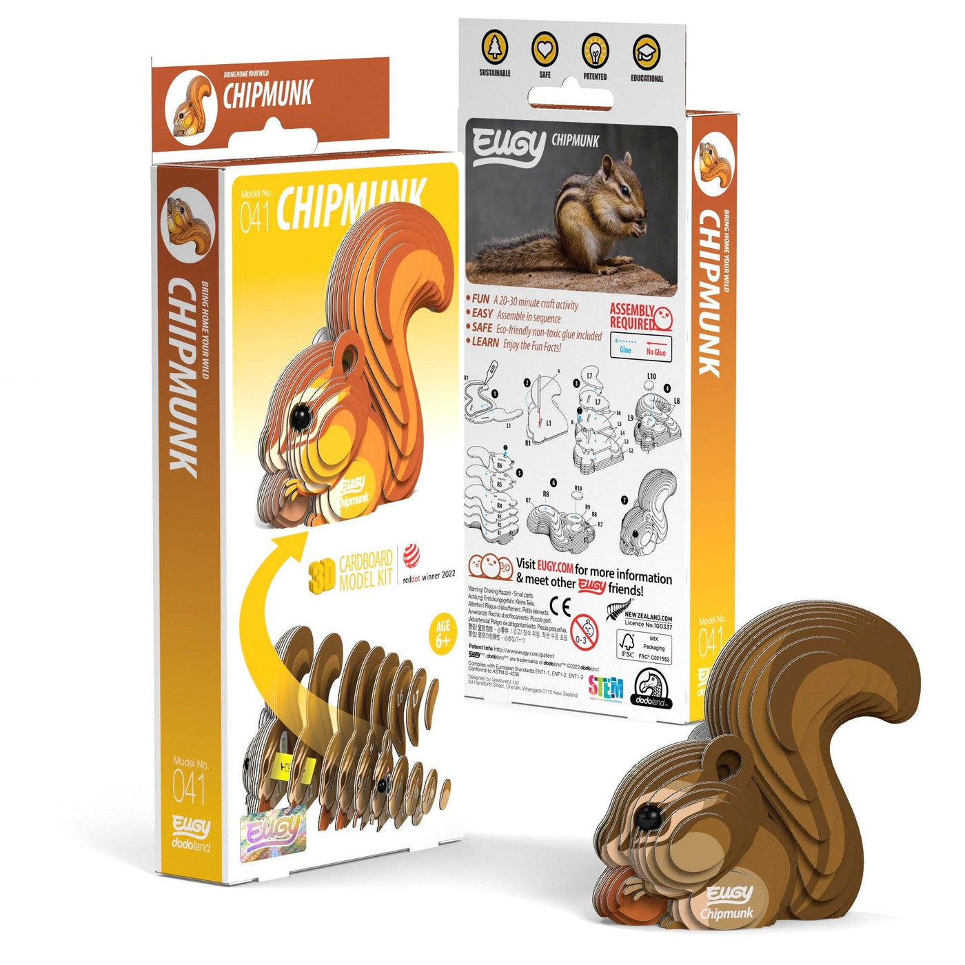 Chipmunk EUGY - 3D Puzzle