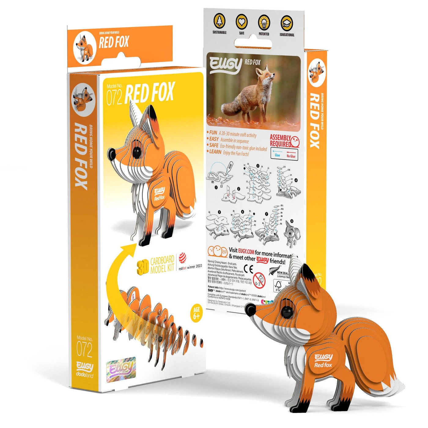 Red Fox EUGY - 3D Puzzle