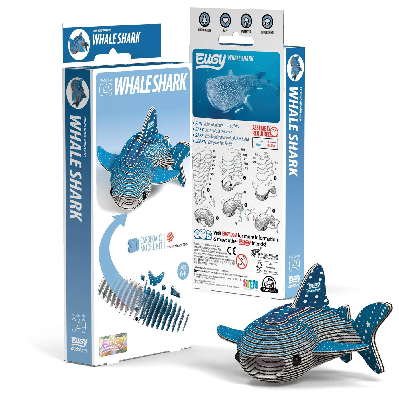 Whale Shark EUGY - 3D Puzzle