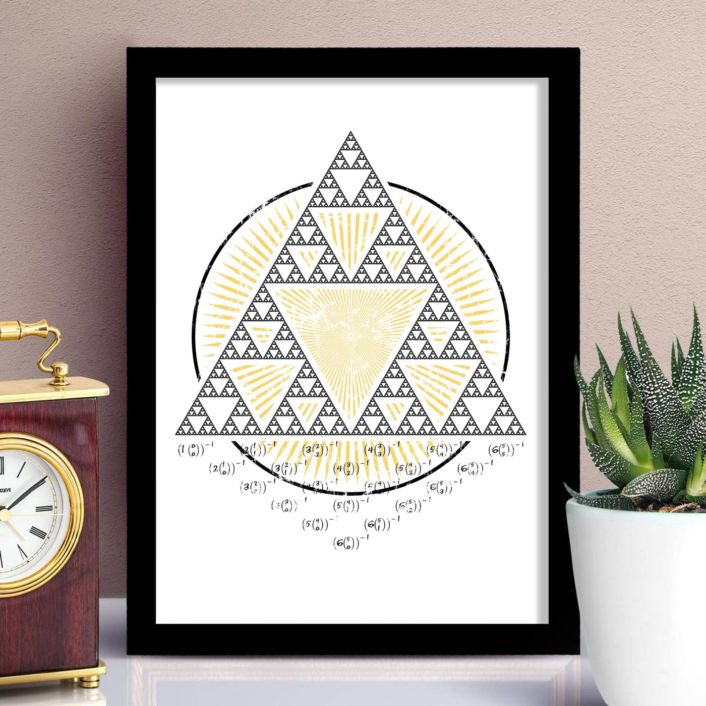 Sierpinski triangle 8.5 x 11 Print