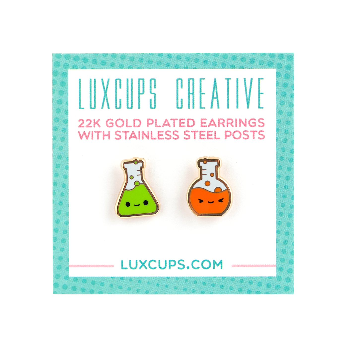 Beaker Buddies - Post Earrings