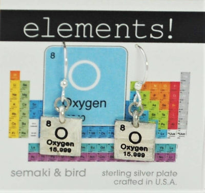 Oxygen Elements Earrings - Silver