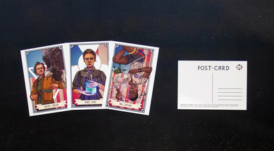 The Woman Cards: Tech Deck Postcards