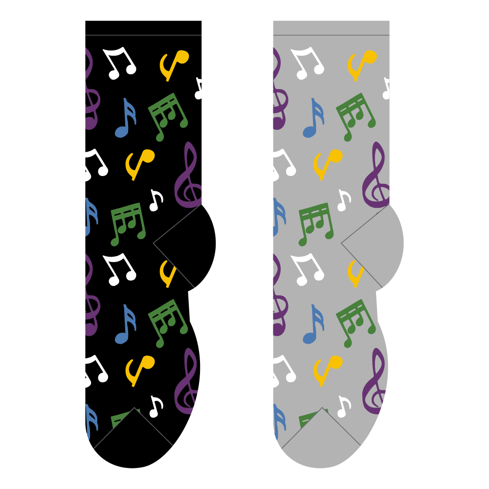 Men's Musical Notes Socks