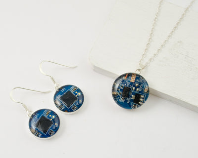 Necklace + Earring Set - Sterling Silver