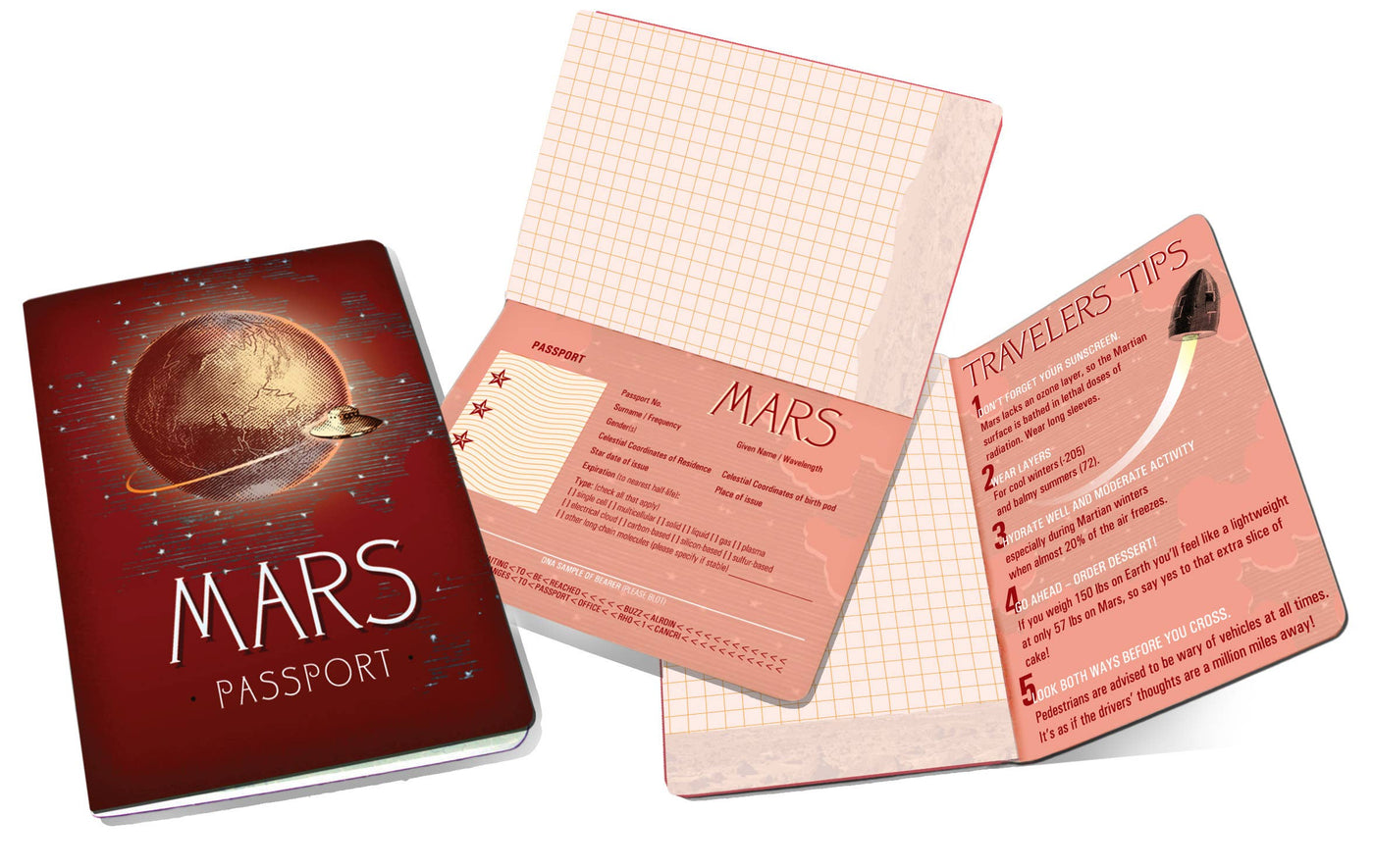 Mars Passport (pocket) Notebook