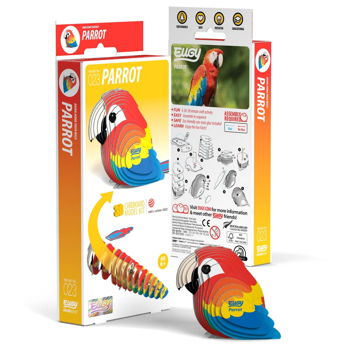 Parrot EUGY - 3D Puzzle