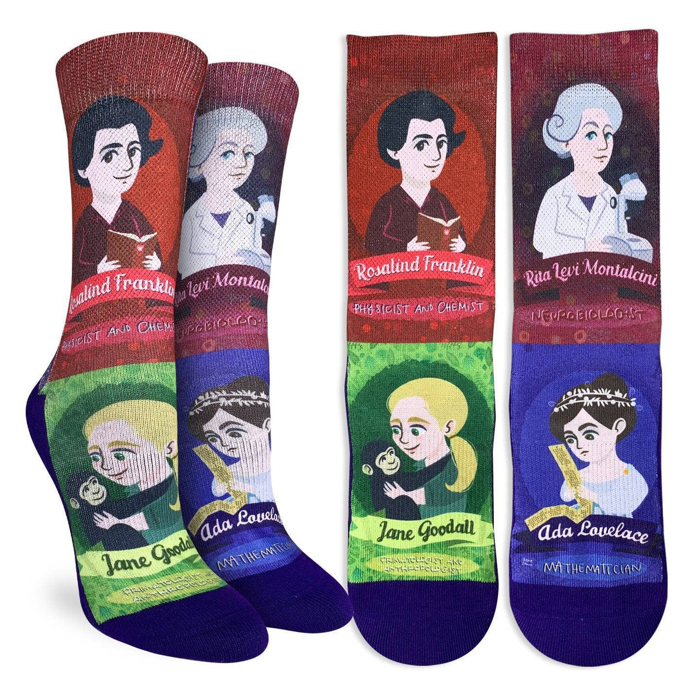 Women's Famous Women in Science Socks