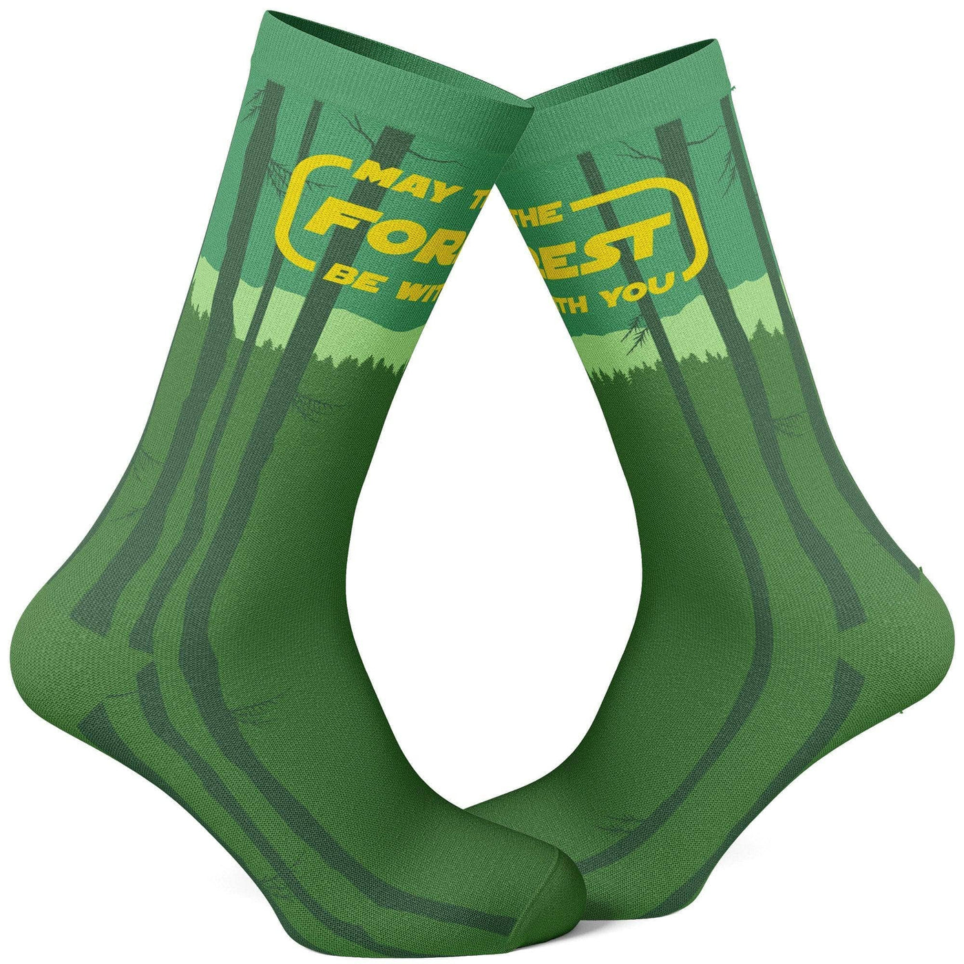 Men's May The Forest Be With You Socks