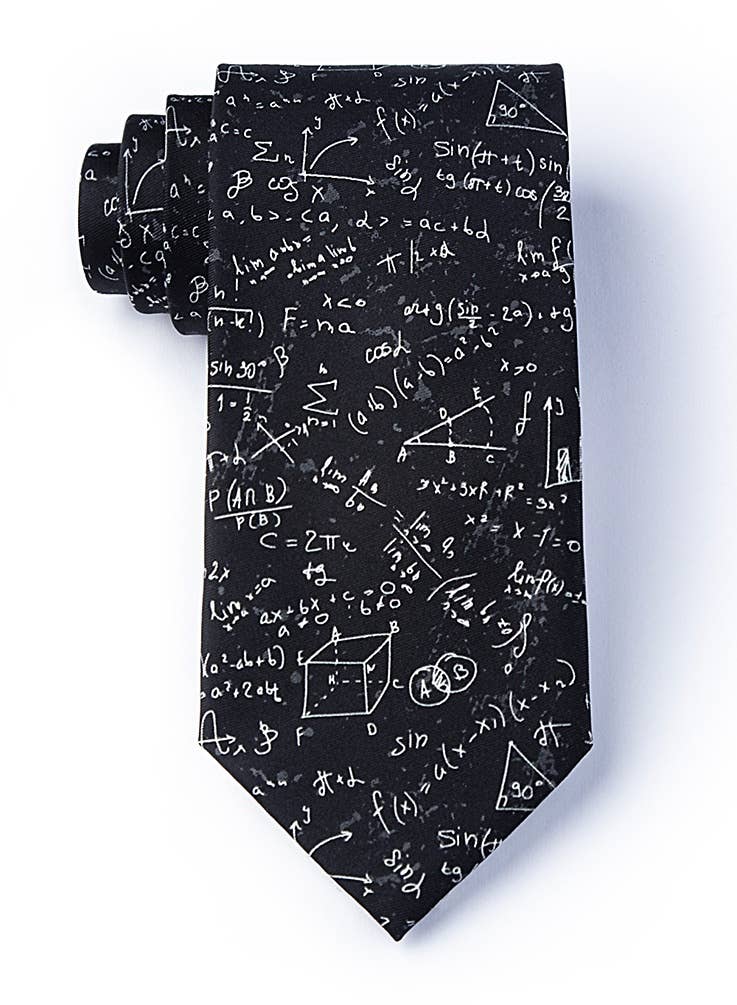 Math Equations Tie – Because Science