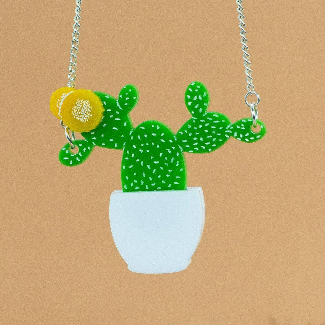 Prickly Pear Cactus Necklace