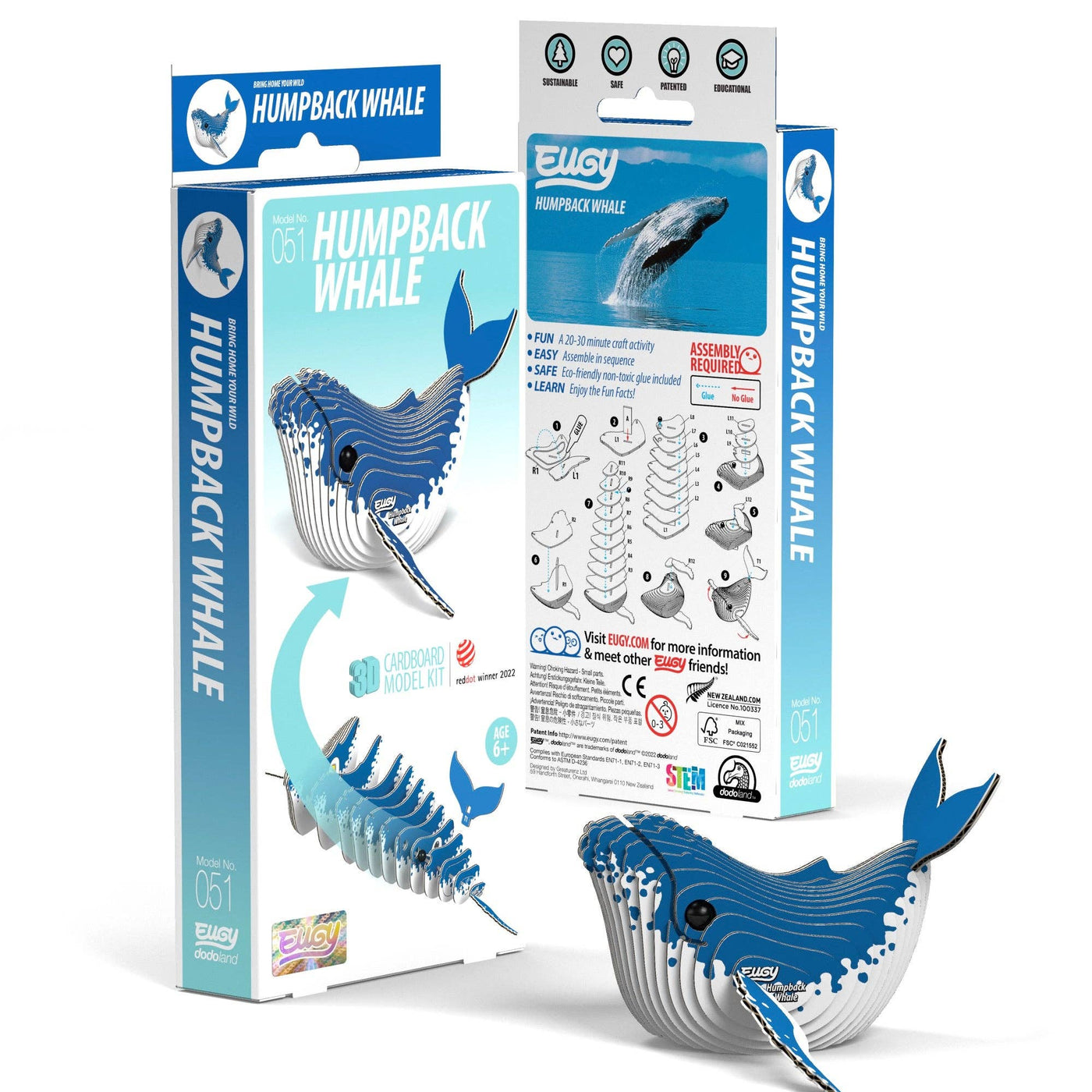 Humpback Whale EUGY - 3D Puzzle