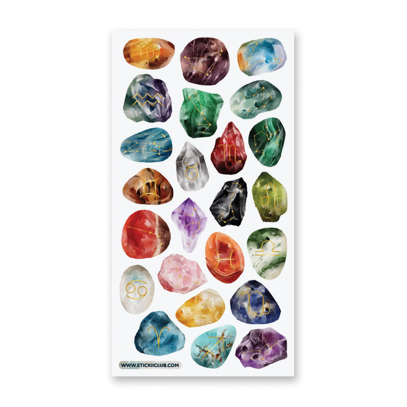 Constellation Crystals - Sticker Sheet
