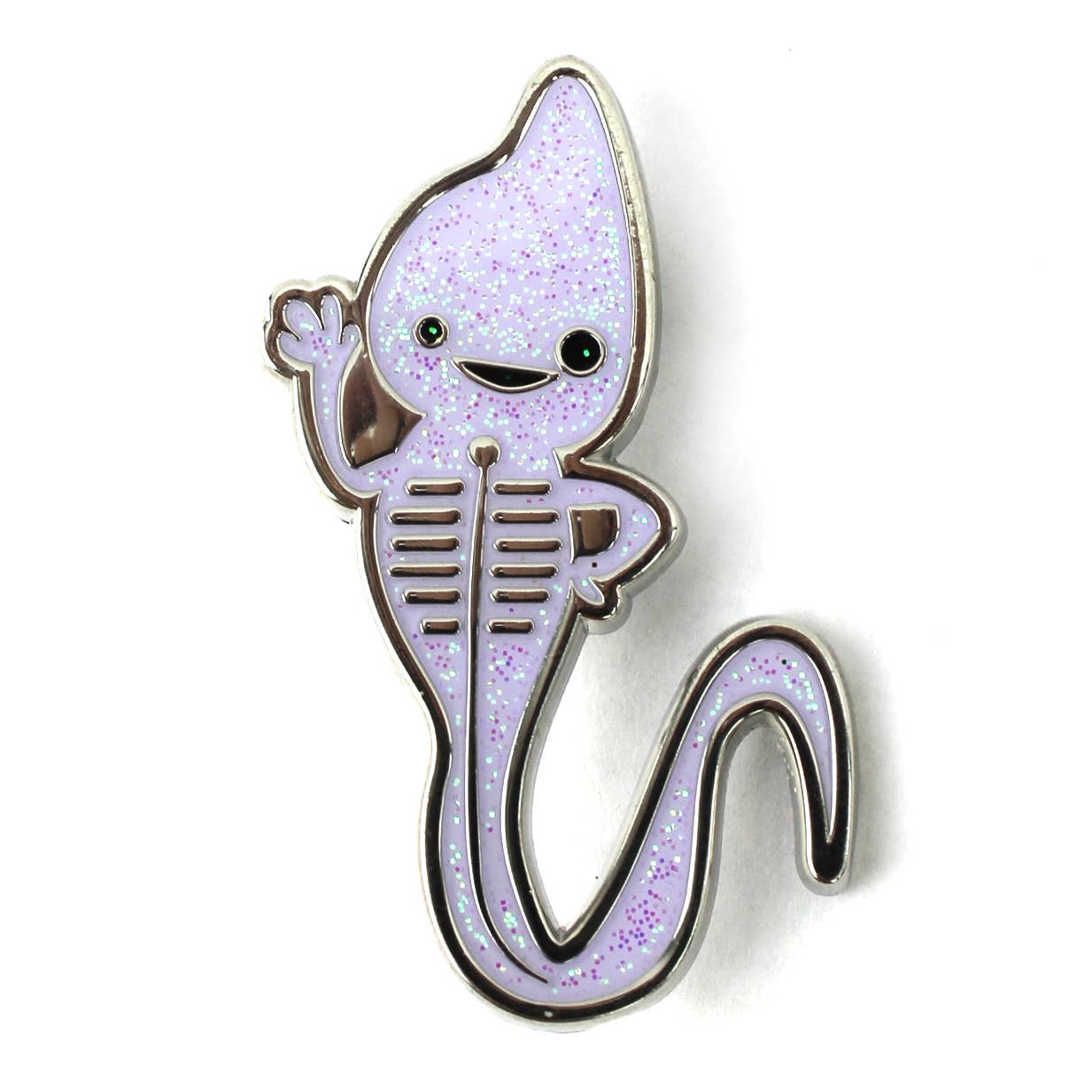 Sperm Enamel Lapel Pin