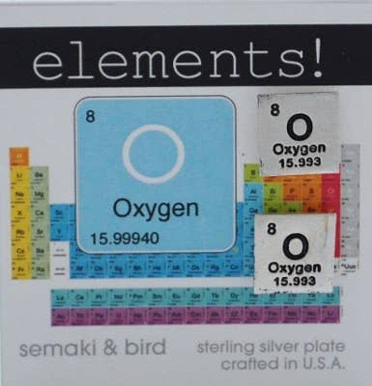 Oxygen Elements Earrings - Silver