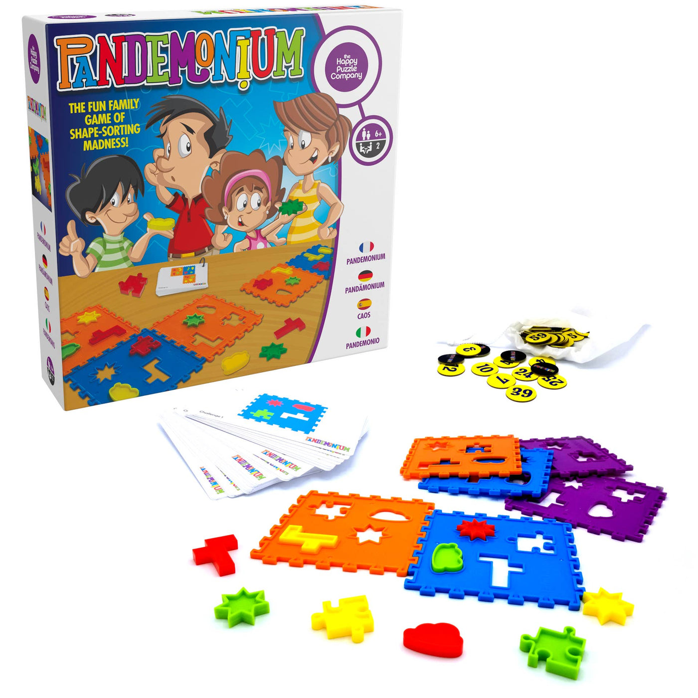 Pandemonium - Shape & Color Sorting Family Game