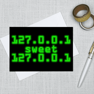 Image of a 4.13" x 5.83" greeting card 