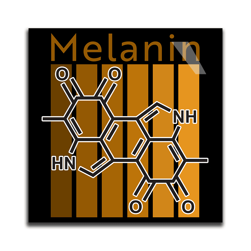 Melanin Molecular Structure - 2x2 Magnet