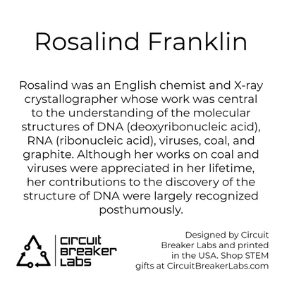 Rosalind Franklin Art Print - 4x6 matted to 5x7