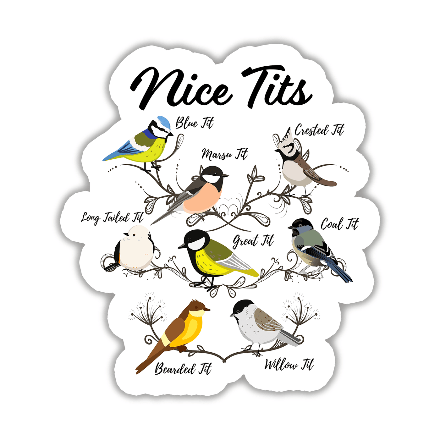 Nice Tits - Vinyl Sticker