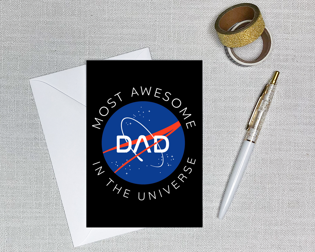 Awesome Dad - Father's Day Greeting Card – Because Science