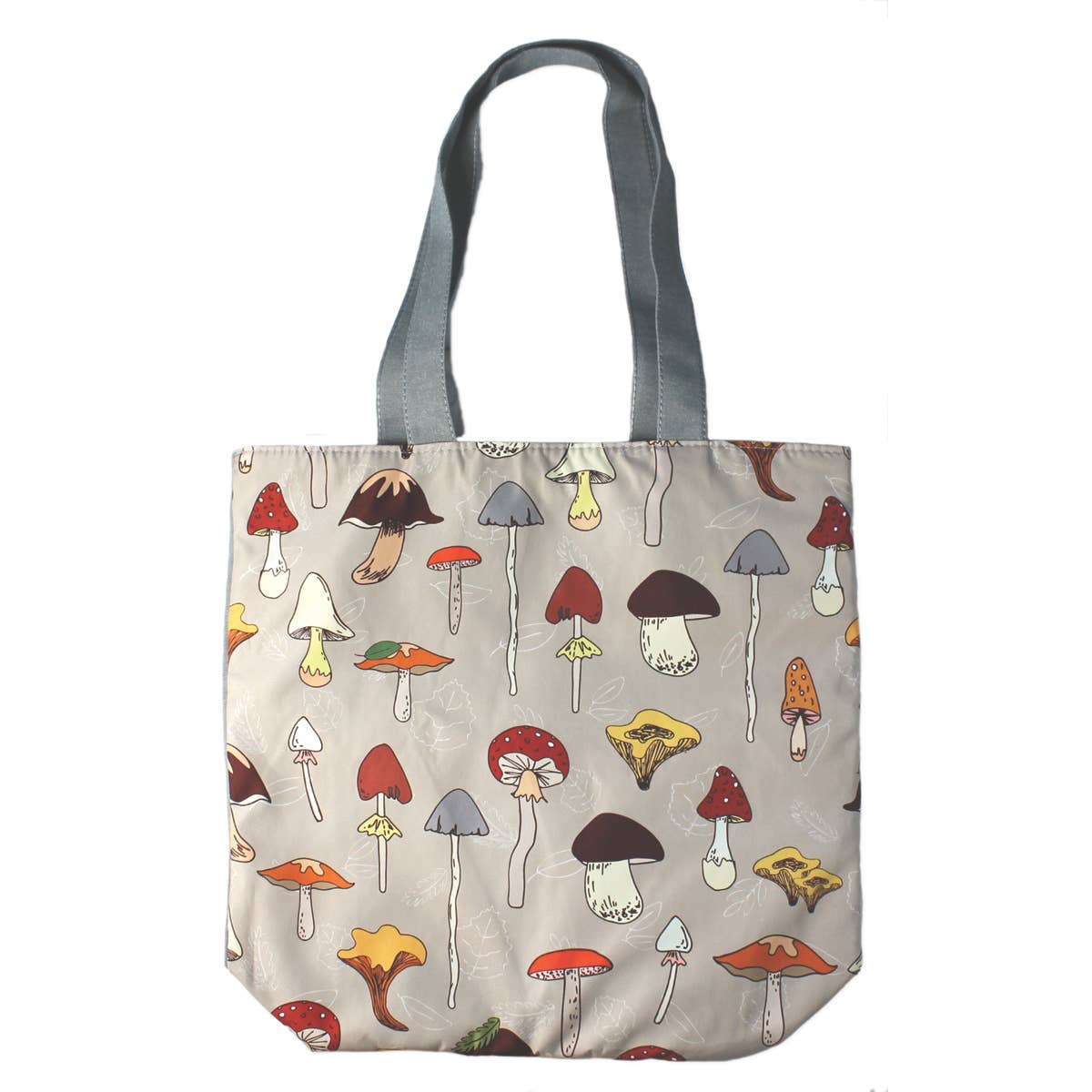 Tan Mushroom Tote Bag