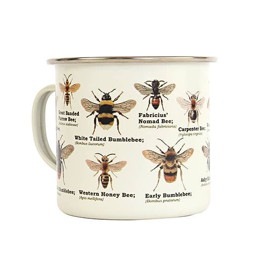 Bee - Enamel Mug